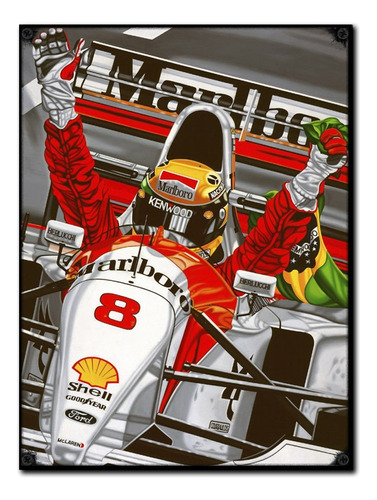 #1118 - Cuadro Decorativo - Formula Uno Auto Poster No Chapa