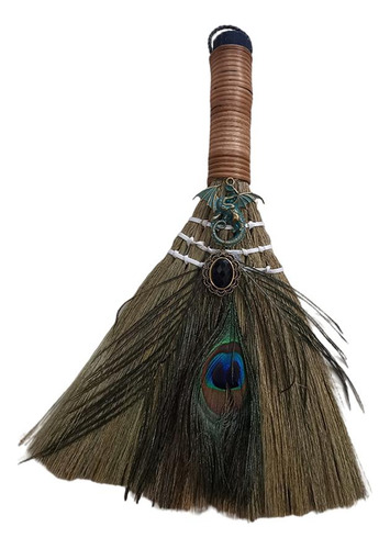 Colgante Altar Escoba Pluma Árbol Madera Para Pared Escobas