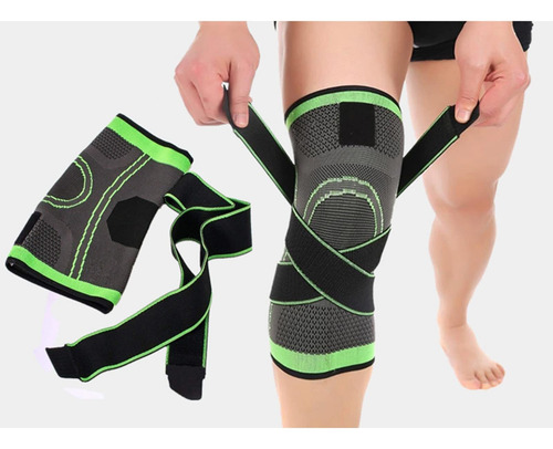 2 Uds Soporte De Rodilla Ajustable,para Correr Baloncesto