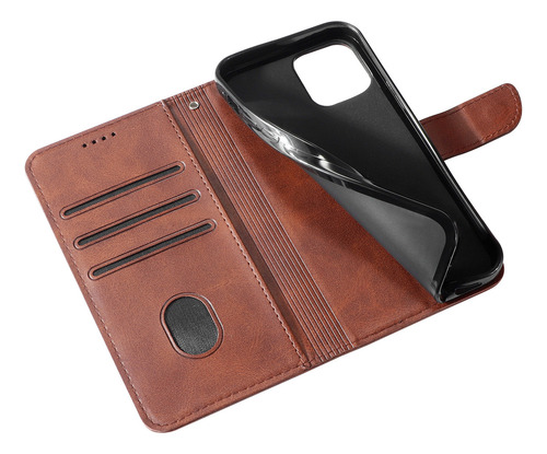 Funda De Piel Tipo Libro Para Oppo A12/ A5s/a12s Con Función Atril Magnética