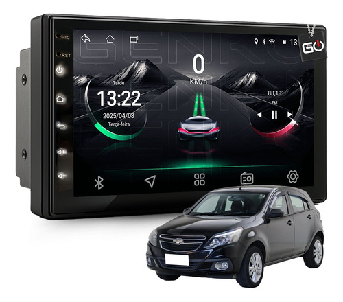 Multimidia Android 7polegadas Gm Agile 2011-16 Kit Completo