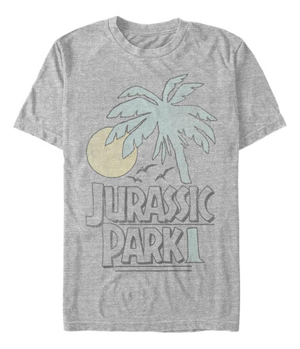 Jurassic Park Palm Park Playeras Altas Para Hombre Playera
