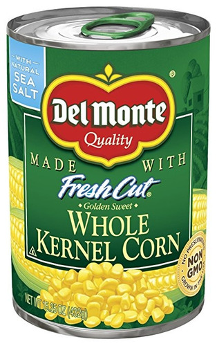 Del Monte Foods Whl Kern Maíz, 15,25 Oz