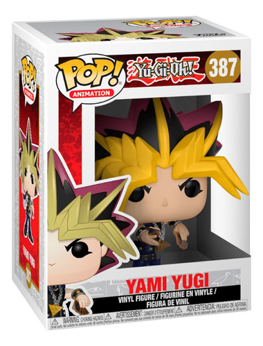 Funko Pop Yami Yugi 387 Yu Gi Oh Kingdom Cartas Portector