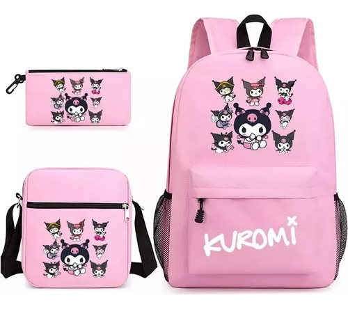 Mochila Escolar Estampada Para Sanrio Kuromi Cinnamoroll Color I