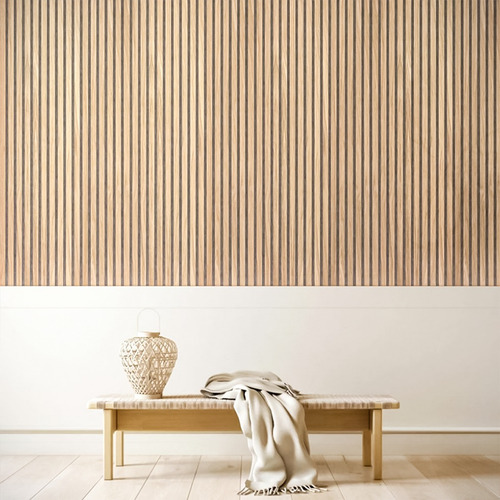 Wpc Wall Panel Por Caja De 14 Unds Color Roble _ Decorplas