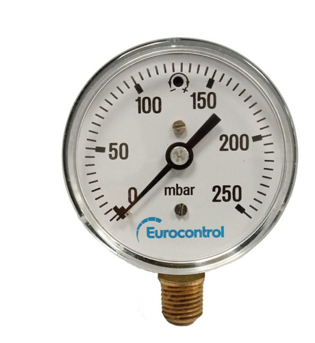 Imagen 1 de 5 de Manómetros Para Gas 0 A 250 Mbar Eurocontrol