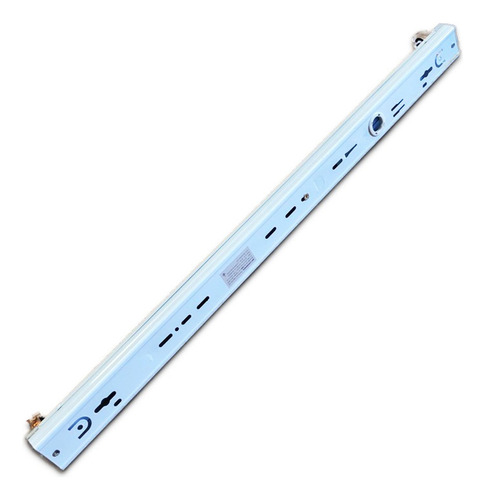 Kit C/6 Calha Lâmpada Tubular De Led T8 (1x0,6m)