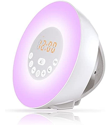 Sunrise Clock - Sunset Light Despertador - Radio Reloj Que C