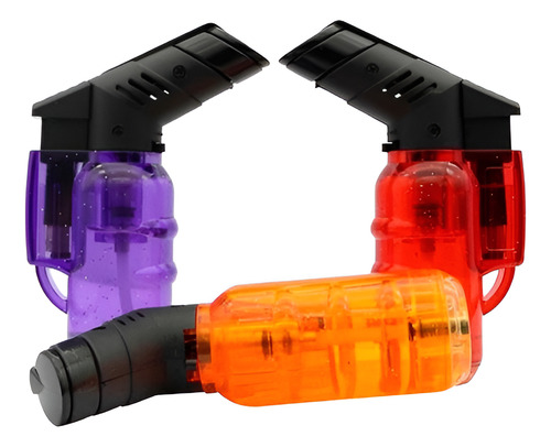 5 Maçarico Mini Portátil Recarregável Ultra Chama 1300 Graus