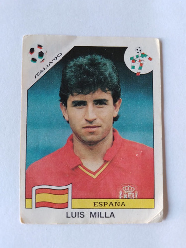 Figurita Mundial Italia 90 Num.353 Milla España