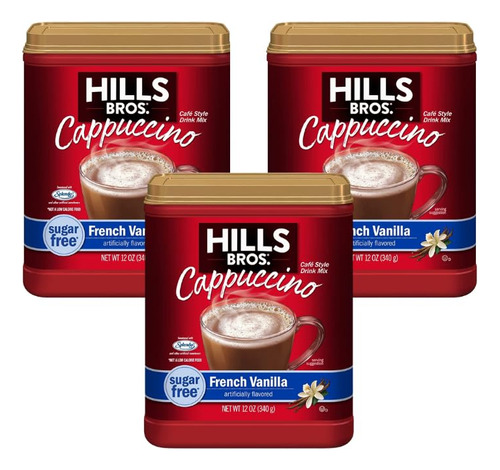 Cappuccino Vainilla Francesa, 12 Oz (paquete De 3)