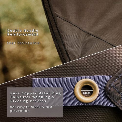 Unigear Toldo Camping Impermeable Lona Suelo Protector Aolar
