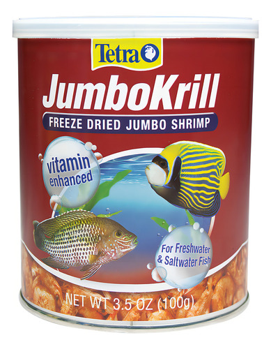 Alimento Tetra Jumbokrill 100g Camarón Seco