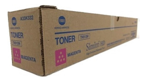 Toner Konica Minolta Bizhub C454/554 Original Magenta Tn512m