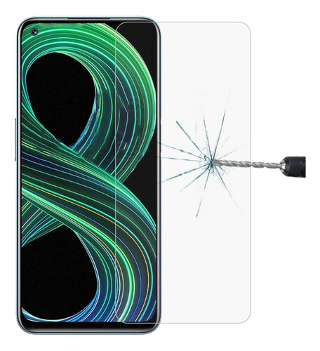 Para Oppo Realme 8 5g 0.26 Mm 9h 2.5d Película Templada