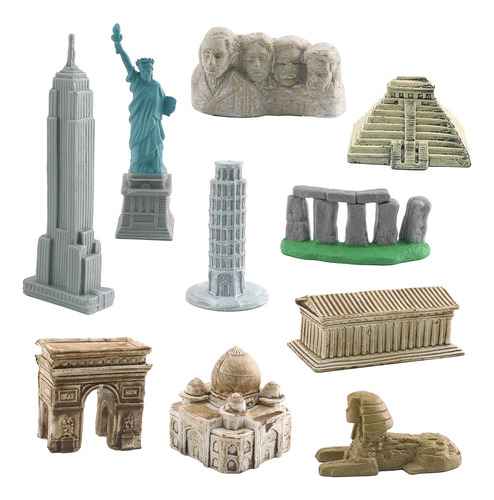 Kits De Construcción De Monumentos Históricos 10 Piezas