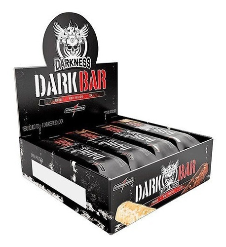 Dark Whey - Bar 90g Com 8 Un Darkness - Integralmédica 
