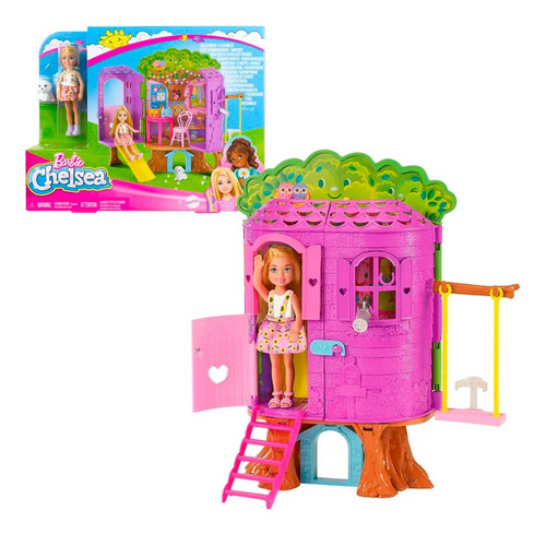 Barbie Playset Chelsea Y Su Casa Del Árbol - Mattel