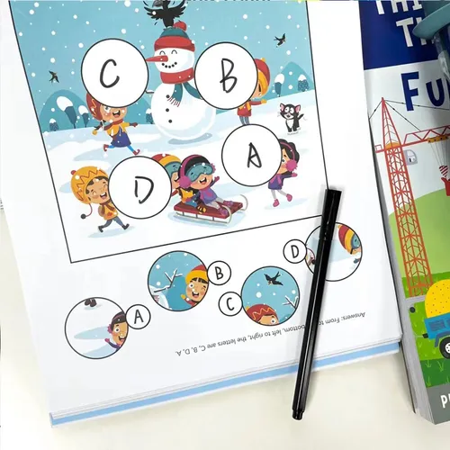 Libro Actividades Navidad + De 150 Juegos Colorear Miltienda