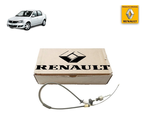 Cabo De Embreagem Renault Logan 1.0  8v 1.0 16v 1.6 8v 1.6 16v 2007 2008 09 2010 2011 2012 2013 Novo Original 8200215961