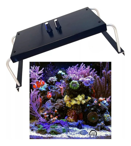 Luminária Full+uv Nano Aquário Marinho 242leds 30a45cm 23w