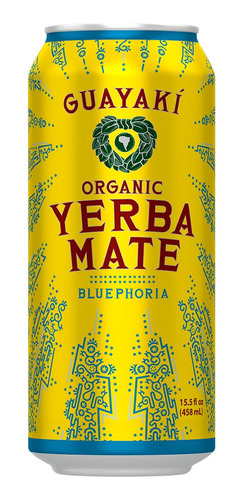 Bebida Yerba Mate Guayakí Bluephoria Orgánica 12 X 458ml