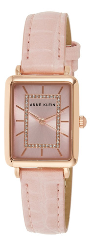 Reloj Anne Klein Ak/3820rgpk Para Mujer Con Correa De Piel S