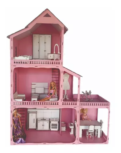 Casa Barbie Mdf  MercadoLivre 📦