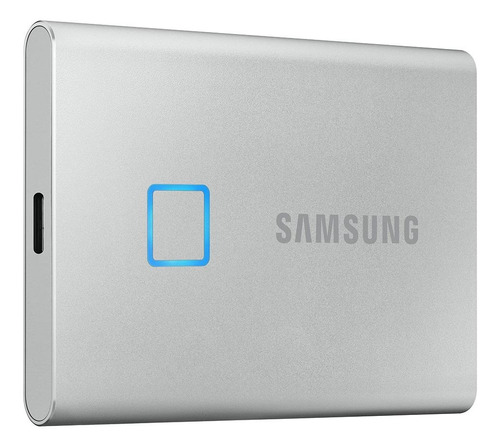 Disco sólido externo Samsung Portable SSD T7 MU-PC2T0 2TB plata