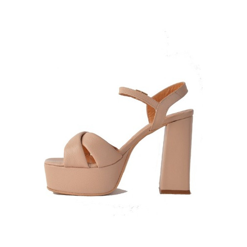 Sandalias Zapatos Cuero Tacos Mujer - Miller - Ferraro