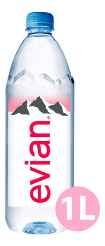 Evian Agua Natural Mineral 1l