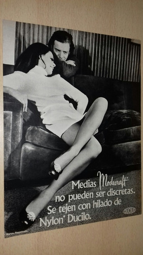 P143 Clipping Publicidad Medias Dama Modercraft Año 1970