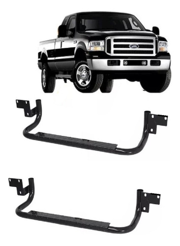 Estribo Utilitário Estilo Original Preto F250 F350 F4000 Cs 