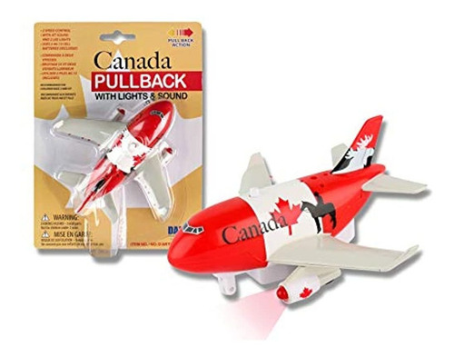 Daron Canada Pullback Plane Con Luz Y Sonido