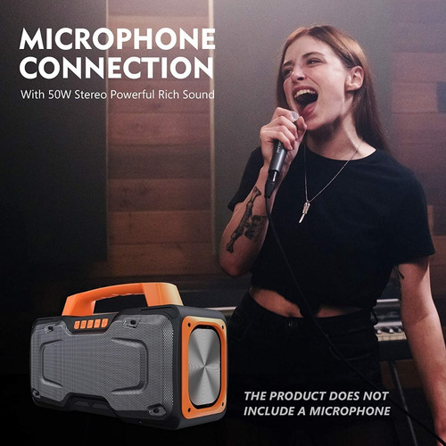 Parlante Bluetooth, Bugani 50w Super Poderoso