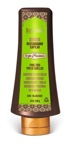 Bellissima Serum Restaurador Capilar Argan Macadamia  X 120g