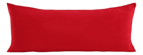 Fronha P/travesseiro De Corpo Infantil 85x35 Cm Cor Vermelho Rubi