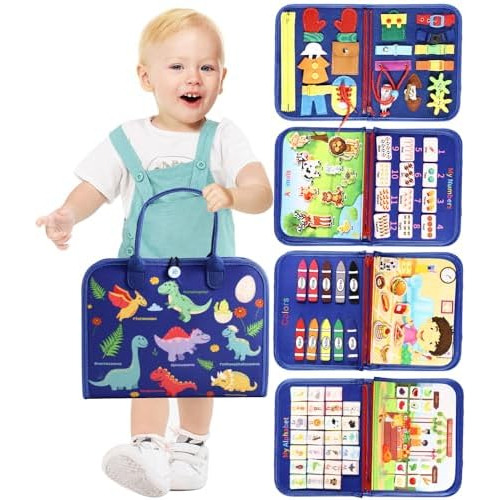Juguetes Montessori Busy Board Niñas Y Niños De 1, 2,...