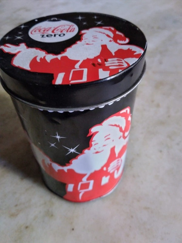 Lata Coca Cola Zero Cilindrica, Coleccionable (Usado)