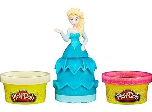 Boneca Elsa Frozen Massinha Play Doh Modelar Nova Disney