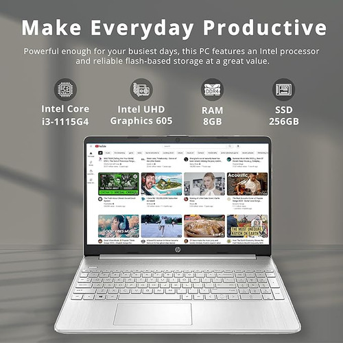 Laptop Hp Everyday Core I3-1115g4 8gb Ram 256gb Ssd