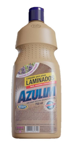 3 Unid. Limpa Pisos Laminados Azulim 750ml Taco /assoalhos