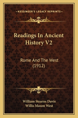 Libro Readings In Ancient History V2: Rome And The West (...