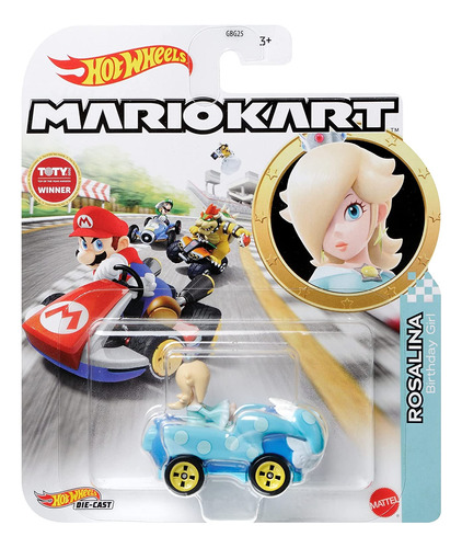 Hot Wheels Mario Kart Rosalina Moldeado A Presión Para Cumpl