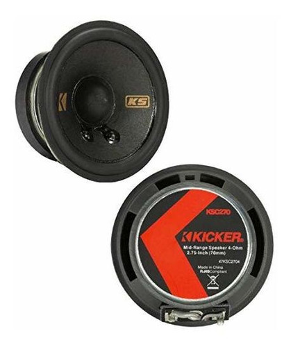 Set De 2 Altavoces Coaxiales De 2.75 Pulgadas Kicker