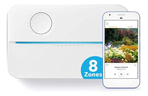 Rachio 8zulwc 8 Zona 3 Driver Inteligente De Aspersor Color 