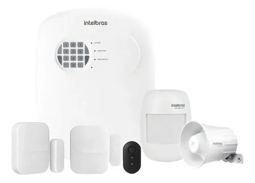Kit Completo Central Alarme Anm24 Net Full Via App Intelbras 1 IV...