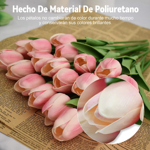Lámpara De Tulipanes Led Luz Nocturna Con 10 Ramo