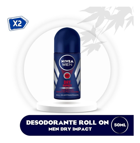 Desodorante Roll-on Nivea Men Dry Impact 50 Ml